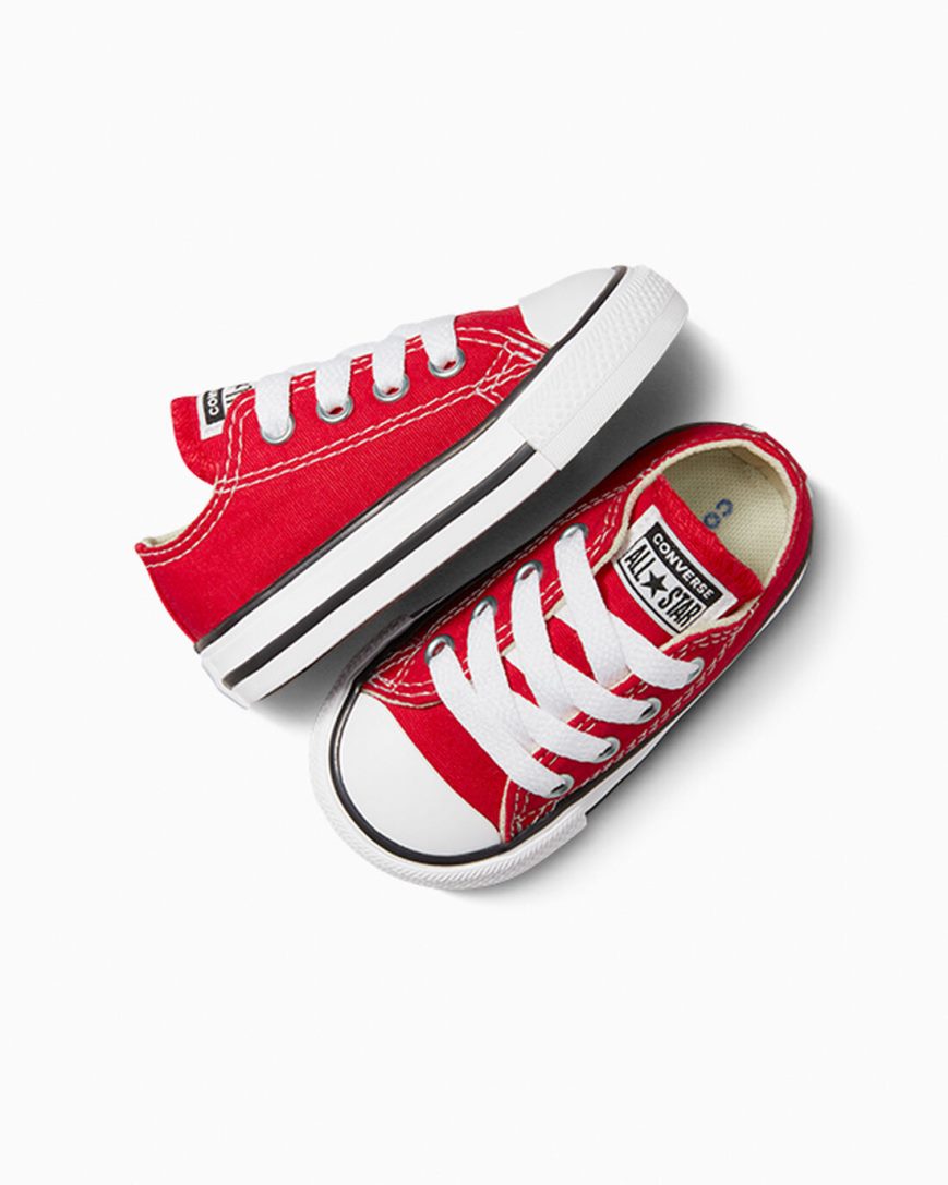 Zapatillas Bajas Converse Chuck Taylor All Star Classic Niño Rojas | PE 2PLE7W